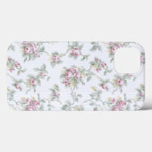 Franse Rozen en stripes Case-Mate iPhone Case (Achterkant (horizontaal))