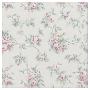 Franse Rozen en stripes Stof