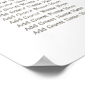 Franse Rozen Wedding XL-zitplaats Poster (Hoek)