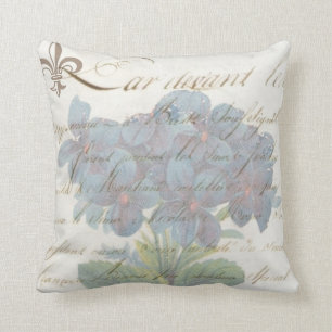Franse Script Hydrangea Market Style Pillow Kussen