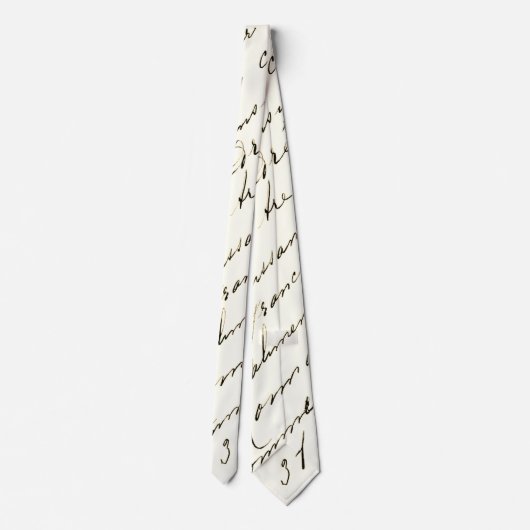 Franse Script  Stropdas (Achterkant)