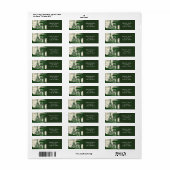 Franse scripts Paris eiffel toren boog van triomf Etiket (Full Sheet)