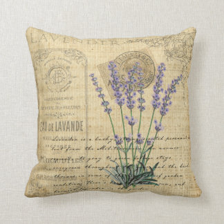 Franse shabby-chic  Lavender Cushion. Kussen