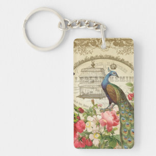 Franse sleutelhanger Peacock