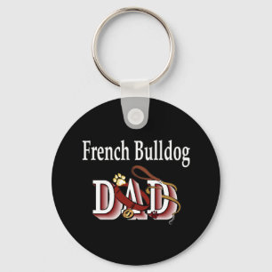 franse Sleutelhanger voor bulldog dad