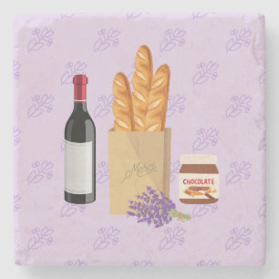 Franse Snack Stenen Onderzetter