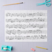  Franse Song Bladmuziek Decoupage Tissuepapier (Craft)