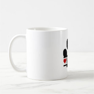Franse Spaniel Hond Poot Print Koffiemok