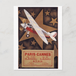 Franse STAR Airlines Reisposter jaren 1930 Briefkaart