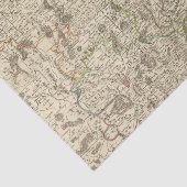 Franse stedelijke gebieden 2 tissuepapier (Detail)