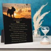 Franse stier hond gedenkteken fotoplaat (Zijkant)