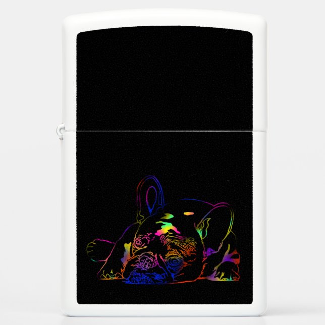 franse stierenhond lichter zippo (Voorkant)