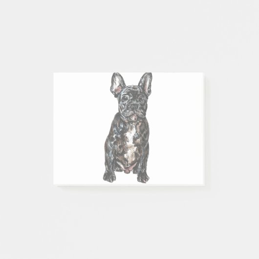 franse stierenhondkleur post-it® notes (Voorkant)
