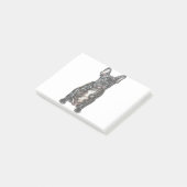 franse stierenhondkleur post-it® notes (Schuin)