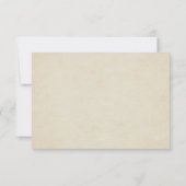  Franse stijl bruiloft RSVP Kaartje (Achterkant)