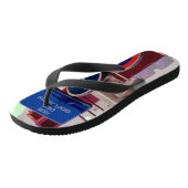 Franse straatsignalering teenslippers (Schuin)