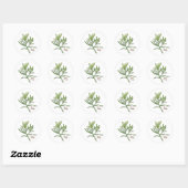 Franse Tarragon Round Sticker (Vel)