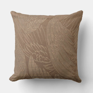 Franse textielstof - Tan Gold Cushion Kussen