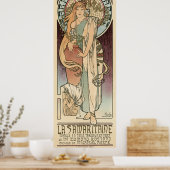 Franse theater en vintage poster (Keuken)