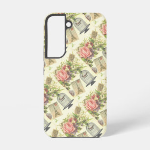 Franse Thema Vintage Parijs Samsung Galaxy Hoesje