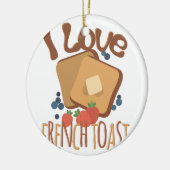 Franse Toast Keramisch Ornament (Links)