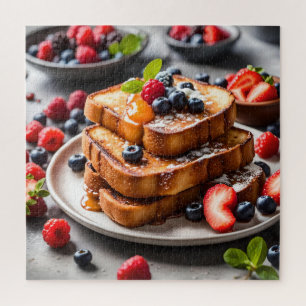 Franse Toast met Bessen Legpuzzel