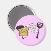 Franse toast vs. spatel magneet (Voorkant / Achterkant)