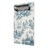 Franse toile de jouy sage groen elegant mini klembord (Angled2)