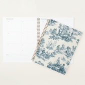 Franse toile de jouy sage groen elegant planner (Display)