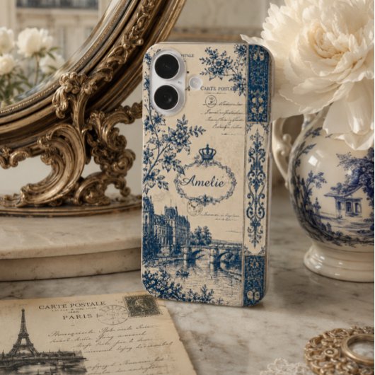 Franse Toile Monogram Case-Mate iPhone Case