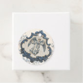 Franse Toile Nativity | kerstengel Bedankjes Labels (In situ)