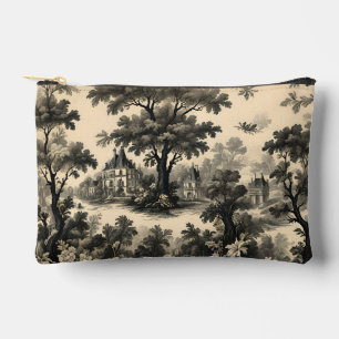Franse Toile - Zwart Design op Crème Etui