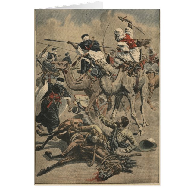 Franse troepen in de Sahara (Voorkant)