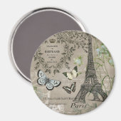  Franse tuin Eiffeltoren magneet (Voorkant / Achterkant)