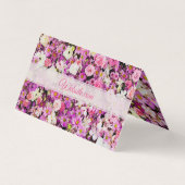 Franse tuin - Folded Visitekaartjes (Achterkant)