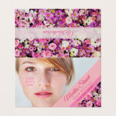 Franse Tuin - Gevouwen Visitekaartjes (Buitenkant ongevouwen)