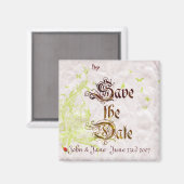 Franse tuin Save the date Magnet Magneet (Voorkant / Achterkant)