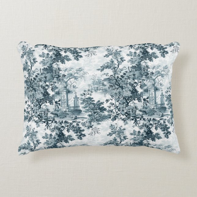 Franse Tuin Throw  Accent Kussen (Voorkant)