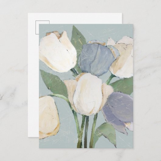 Franse tulpen briefkaart (Voorkant / Achterkant)