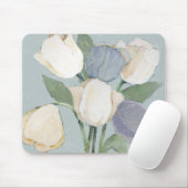 Franse tulpen muismat (Met muis)