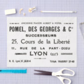  Franse typografie Lyon Business Tissuepapier (Craft)
