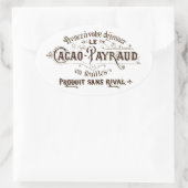  Franse typografische chocolade label art (Tas)