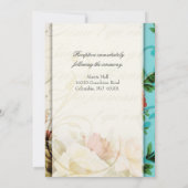 Franse  uitnodiging voor Shabby-chic (Achterkant)