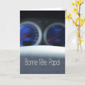 Franse Vaderdag Kaart (Gele Bloem)