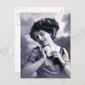  Franse Valentijn Feestdagenkaart (Voorkant / Achterkant)