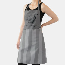 Franse  veeteeltstrepen, kip Apron