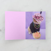 Franse verjaardag Kaart (Binnen)