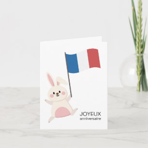 Franse Verjaardag Kaart - Joyeux anniversaire