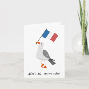 Franse Verjaardag Kaart - Joyeux anniversaire