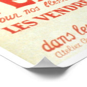 Franse verkoop van het Rode Kruis Poster (Hoek)